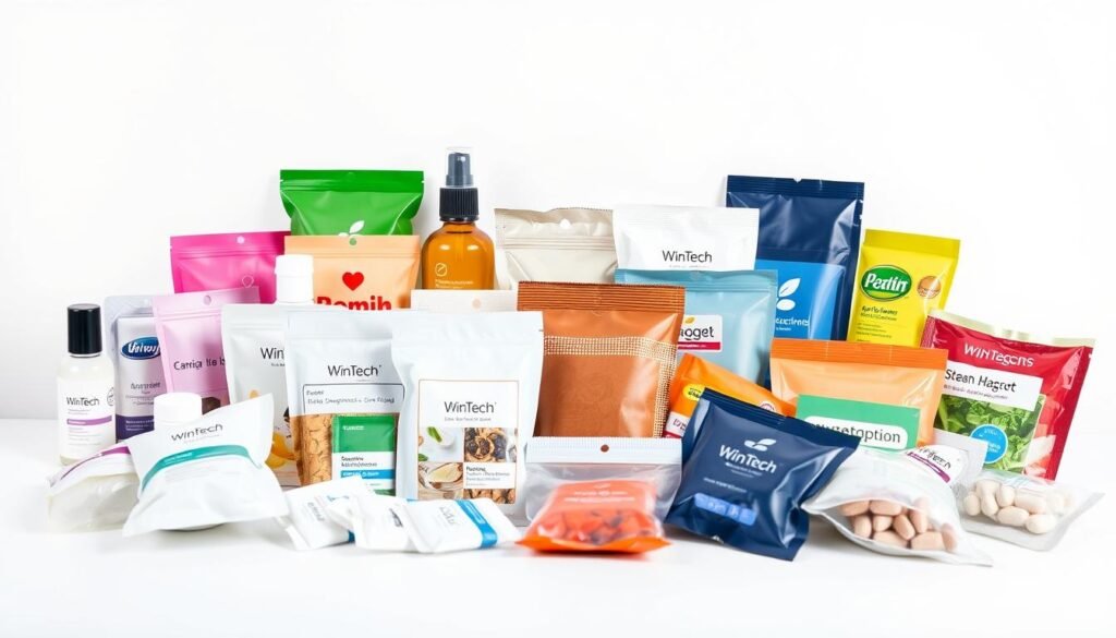 Sachets in different industries