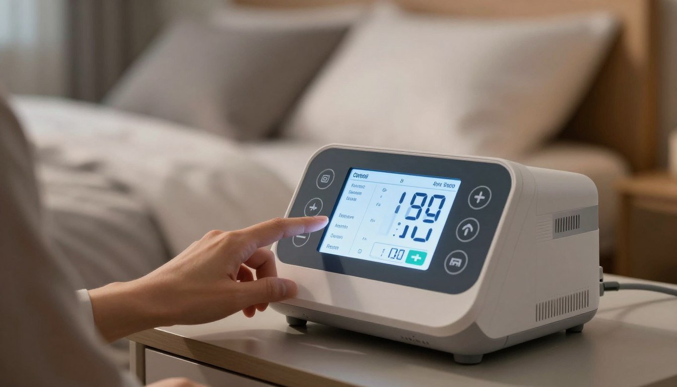 睡眠呼吸機的操作界面和使用方法